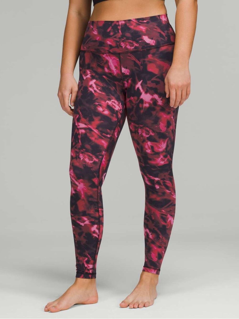 Lululemon Align High-Rise Pant 28" Intensity Pink Blossom Multi Size 8